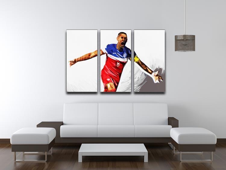 Clint Dempsey 3 Split Panel Canvas Print - Canvas Art Rocks - 3