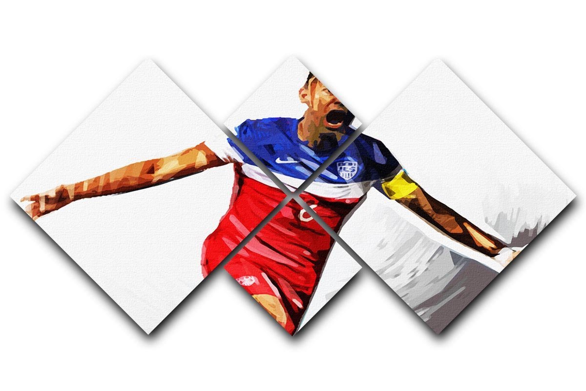 Clint Dempsey 4 Square Multi Panel Canvas  - Canvas Art Rocks - 1