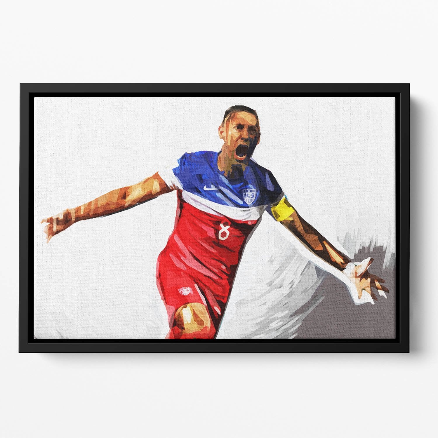 Clint Dempsey Floating Framed Canvas