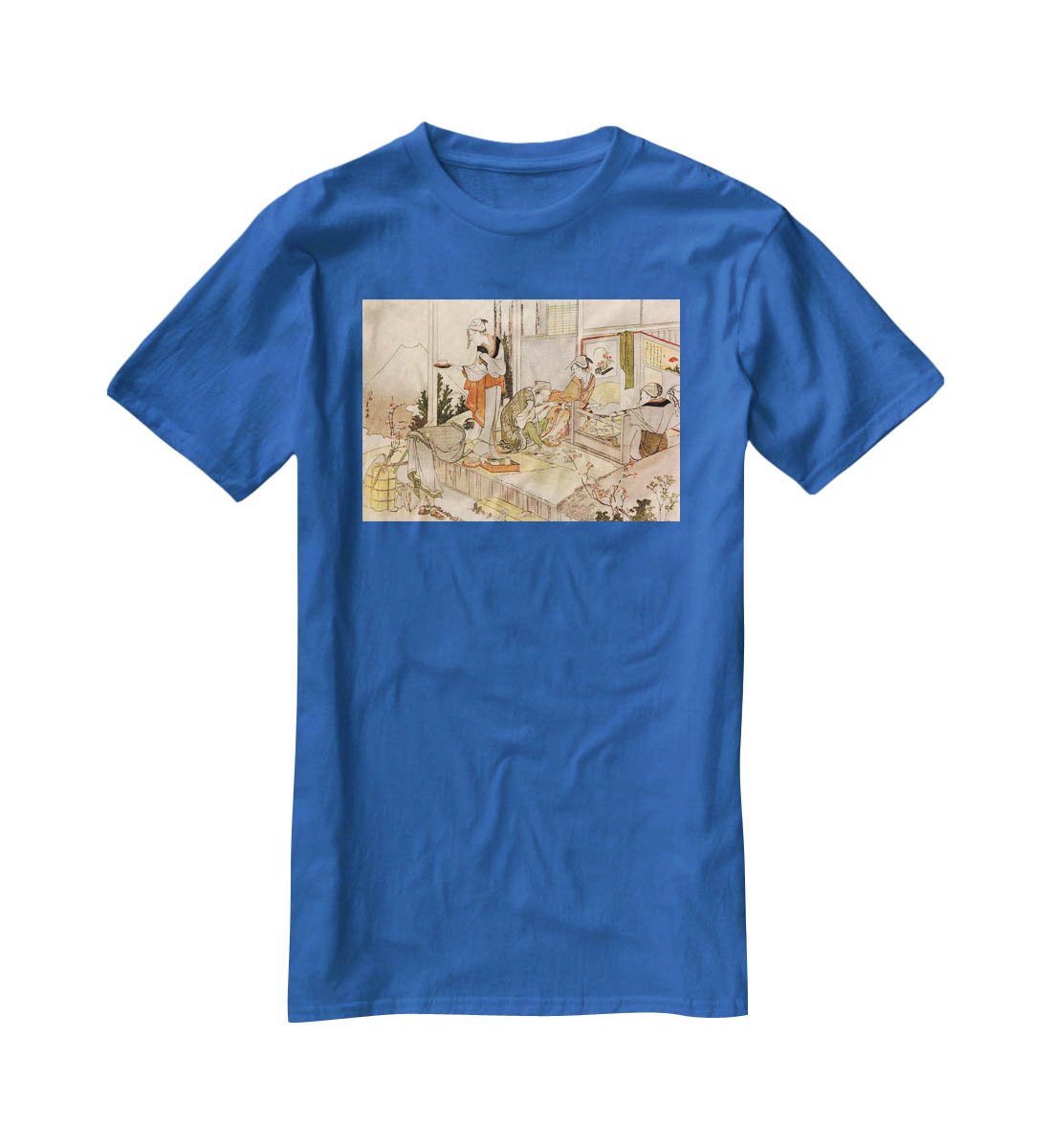 Close to mount Fuji by Hokusai T-Shirt - Canvas Art Rocks - 2