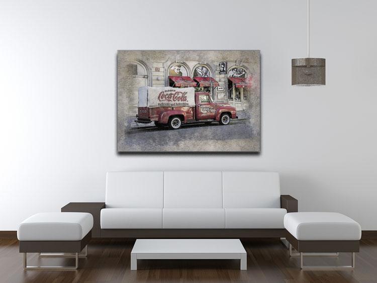 Coca Cola Van Painting Canvas Print or Poster - Canvas Art Rocks - 4