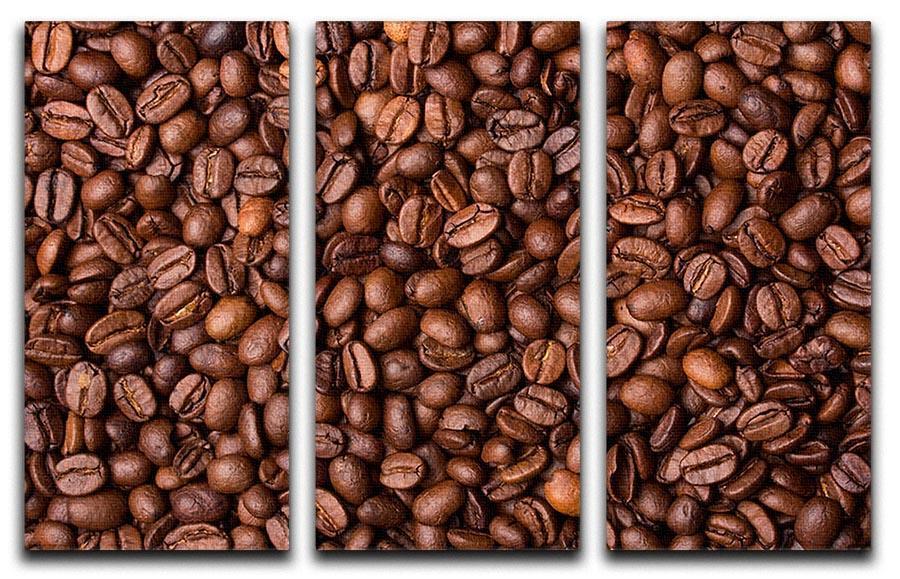 Coffee grains 3 Split Panel Canvas Print - Canvas Art Rocks - 1