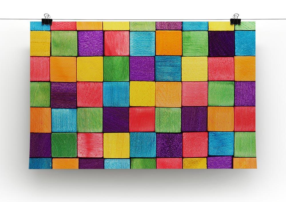 Colorful blocks Canvas Print or Poster - Canvas Art Rocks - 2