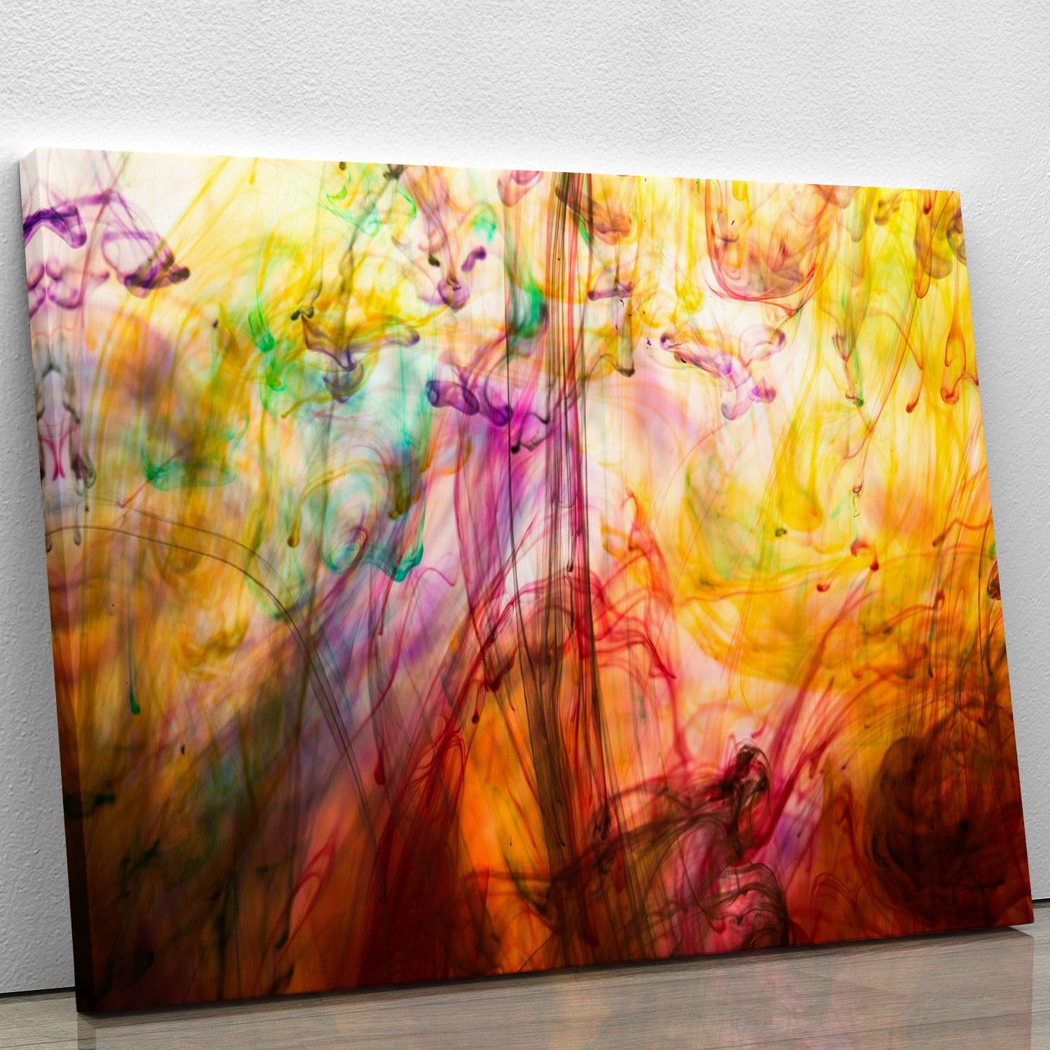 Colorful motion blur background Canvas Print or Poster