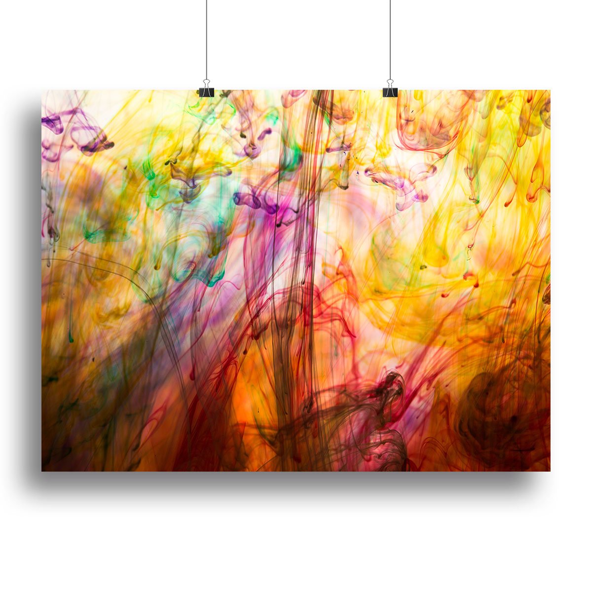 Colorful motion blur background Canvas Print or Poster