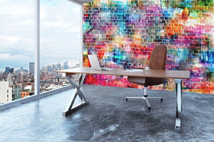 Colorful wall painting art Wall Mural Wallpaper - Canvas Art Rocks - 3