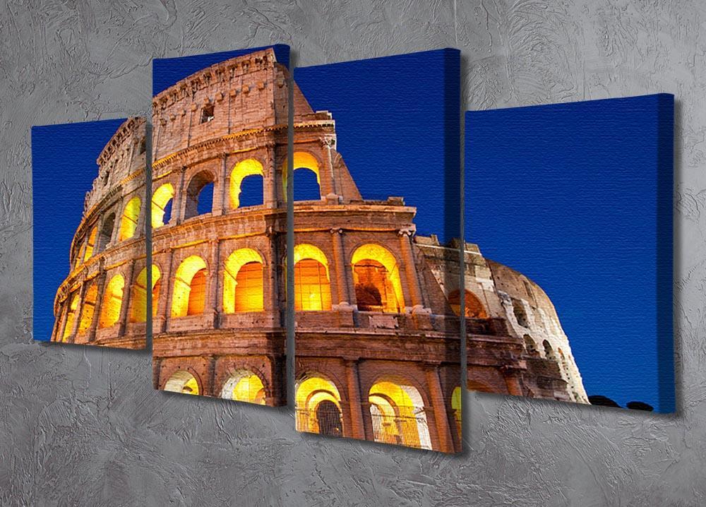 Colosseum Dome at dusk 4 Split Panel Canvas  - Canvas Art Rocks - 2