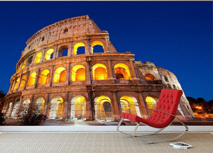 Colosseum Dome at dusk Wall Mural Wallpaper - Canvas Art Rocks - 2