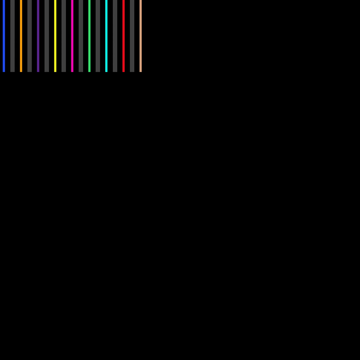 Colour Bar Stripes Canvas Print or Poster