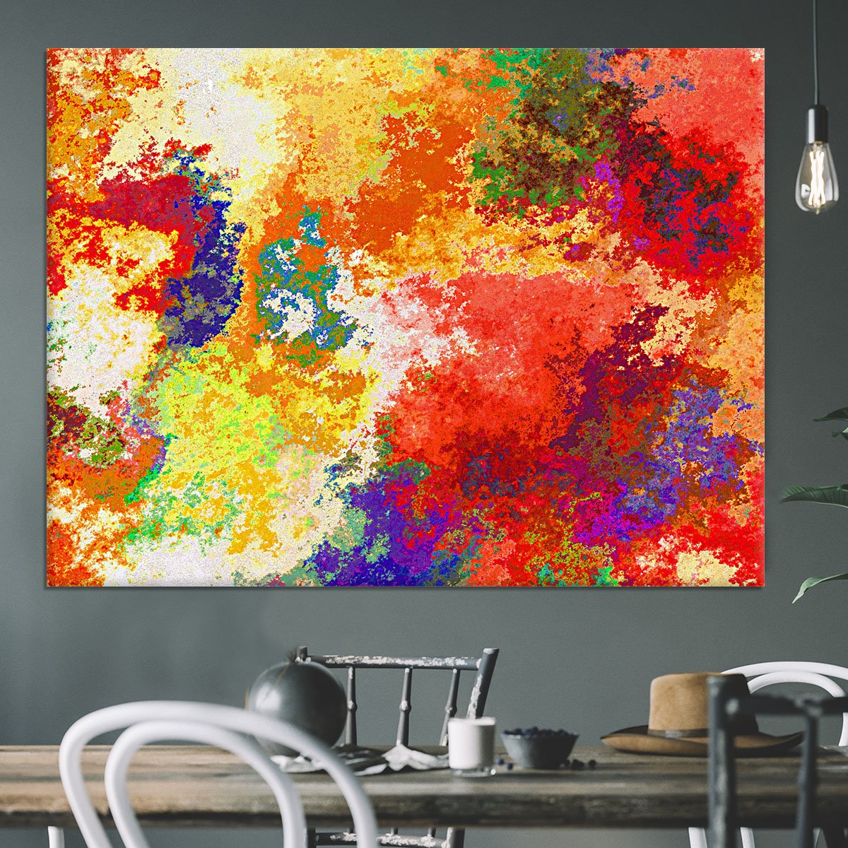 Colour Splash Version 2 Canvas Print or Poster