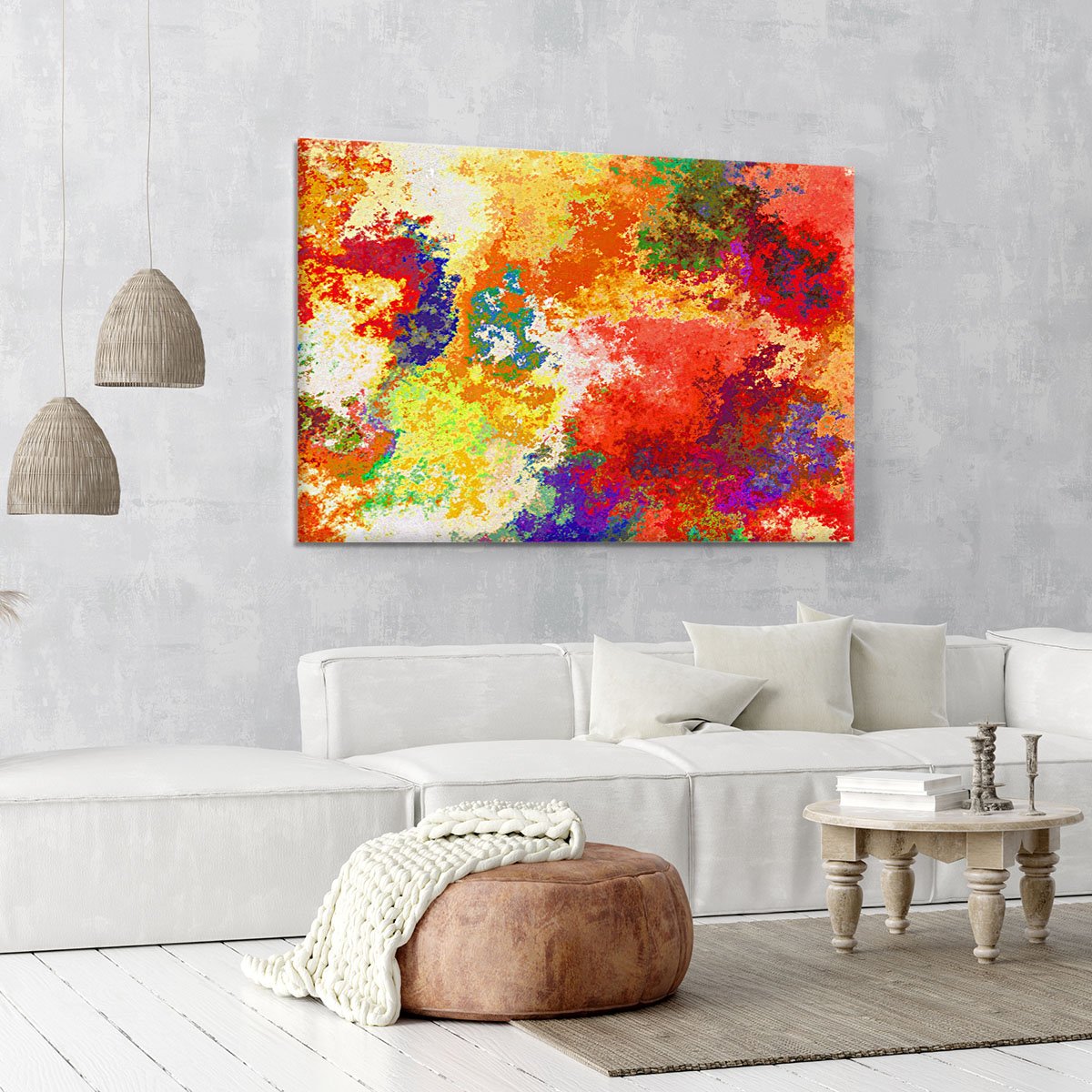 Colour Splash Version 2 Canvas Print or Poster