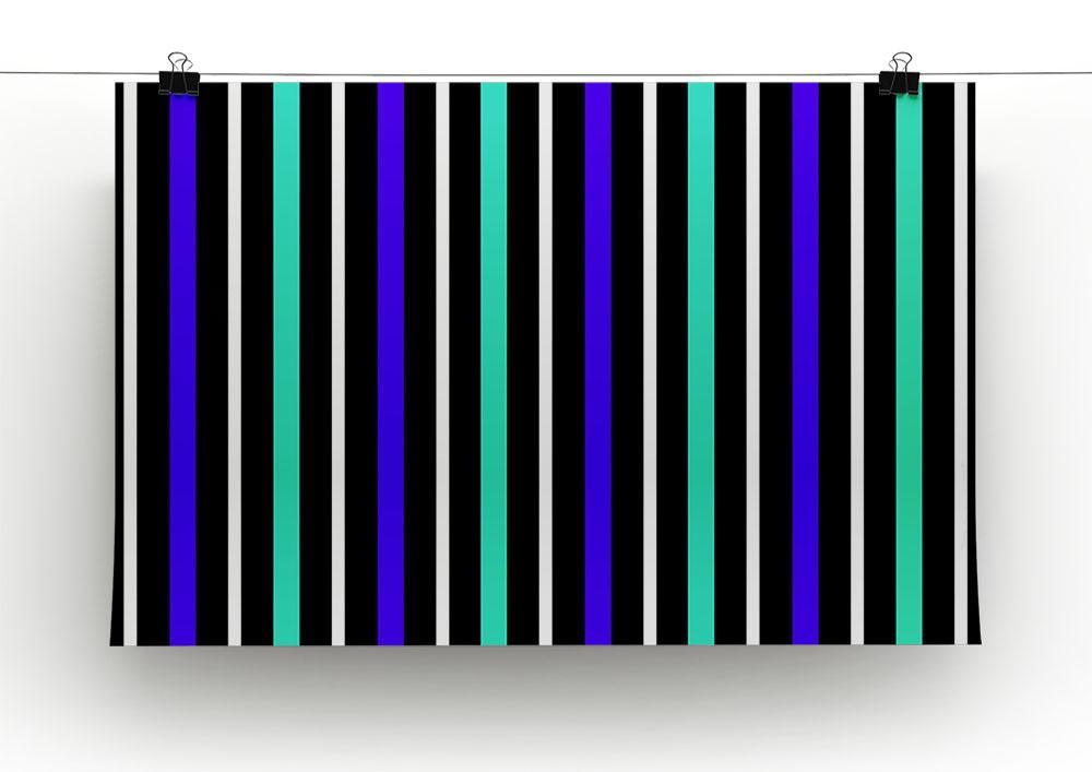 Colour Stripes FS1 Canvas Print or Poster - Canvas Art Rocks - 2