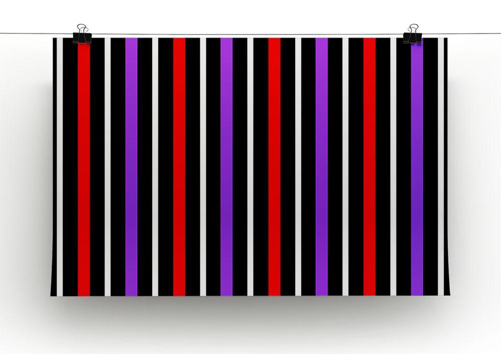 Colour Stripes FS2 Canvas Print or Poster - Canvas Art Rocks - 2