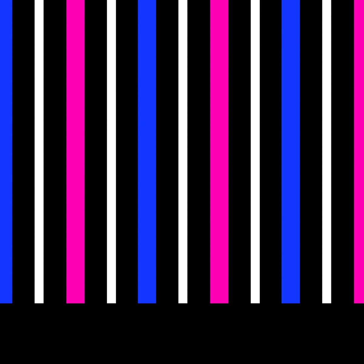 Colour Stripes FS3 Canvas Print or Poster