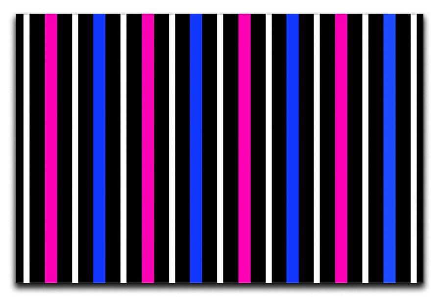 Colour Stripes FS3 Canvas Print or Poster  - Canvas Art Rocks - 1