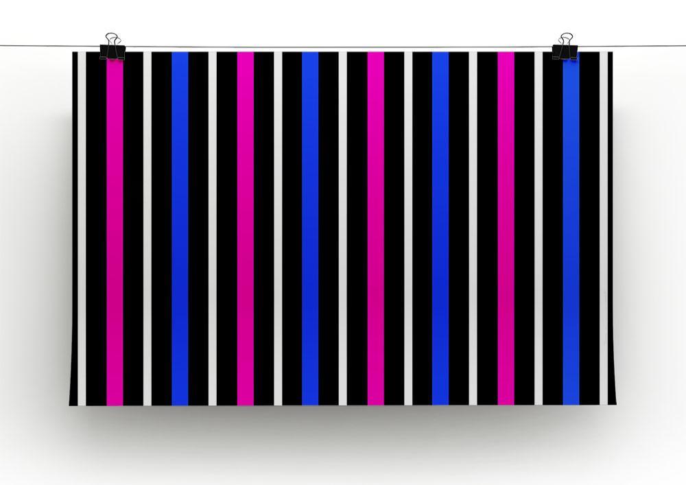 Colour Stripes FS3 Canvas Print or Poster - Canvas Art Rocks - 2