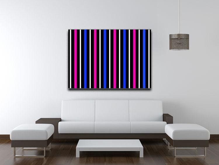 Colour Stripes FS3 Canvas Print or Poster - Canvas Art Rocks - 4