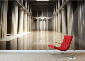Column interior empty room Wall Mural Wallpaper - Canvas Art Rocks - 2