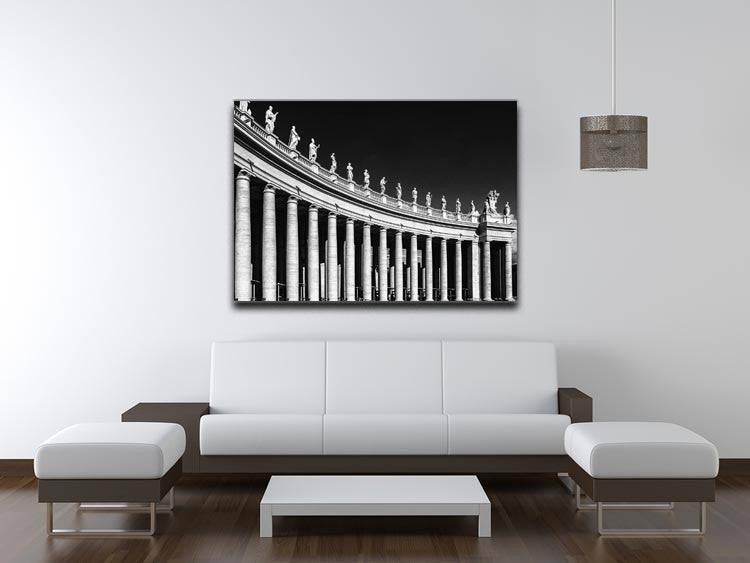 Columnar Building Print - Canvas Art Rocks - 4