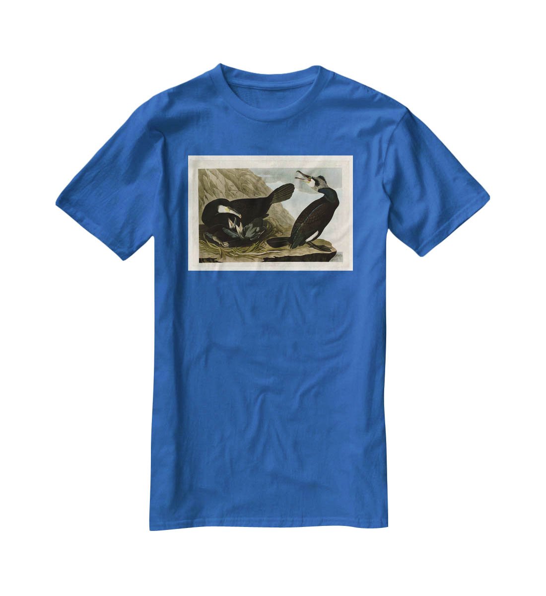Common Cormorant by Audubon T-Shirt - Canvas Art Rocks - 2