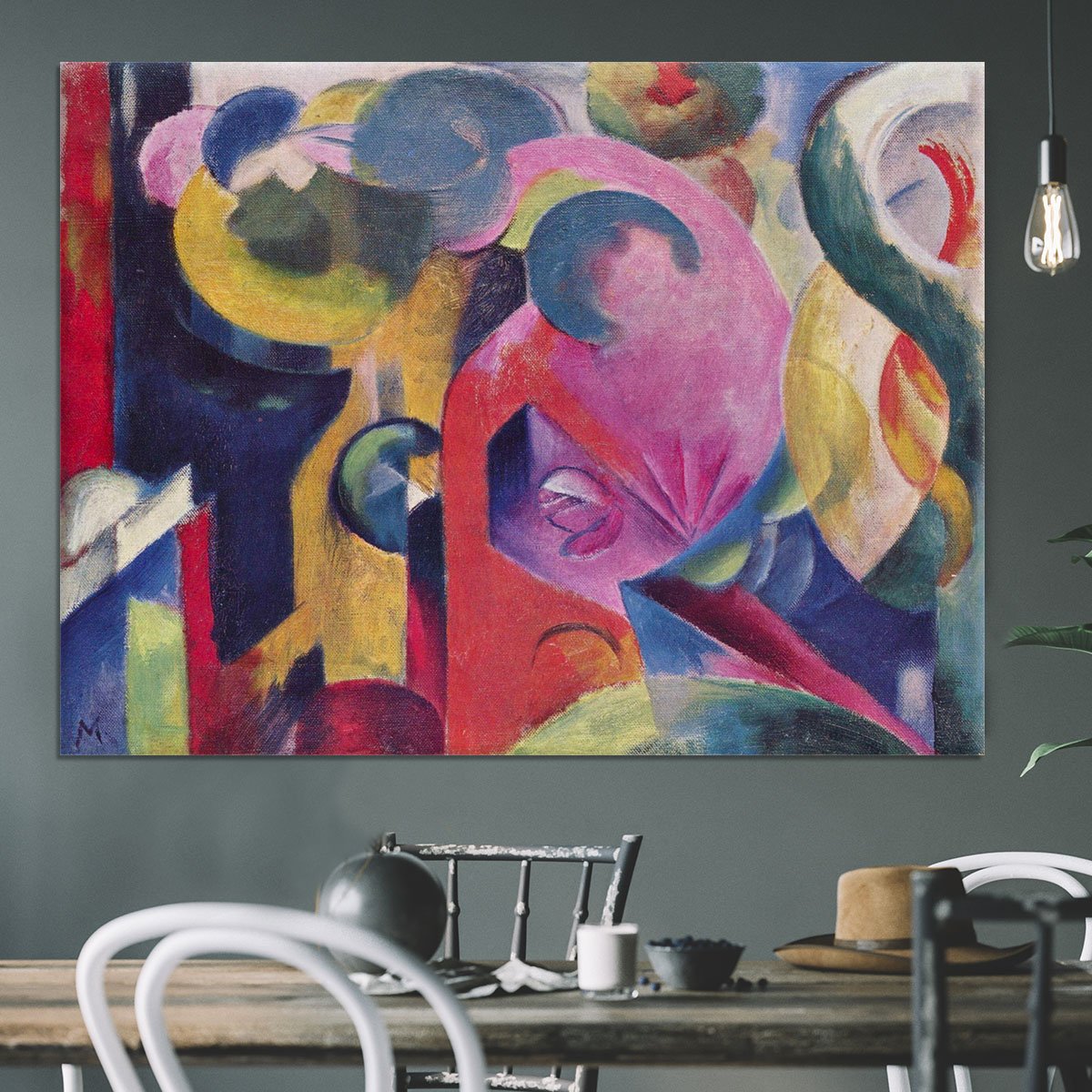 Composition III by Franz Marc Canvas Print or Poster