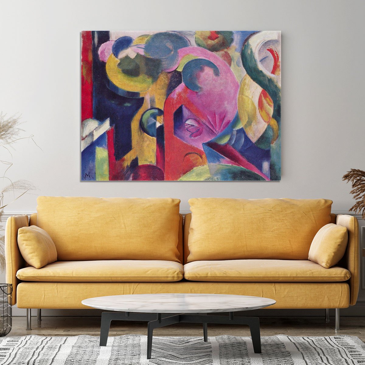Composition III by Franz Marc Canvas Print or Poster