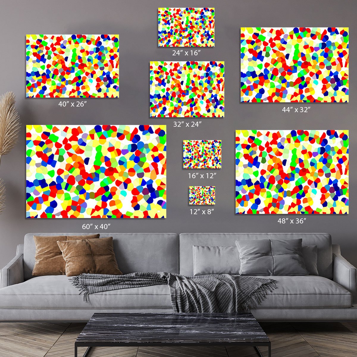 Confetti Canvas Print or Poster