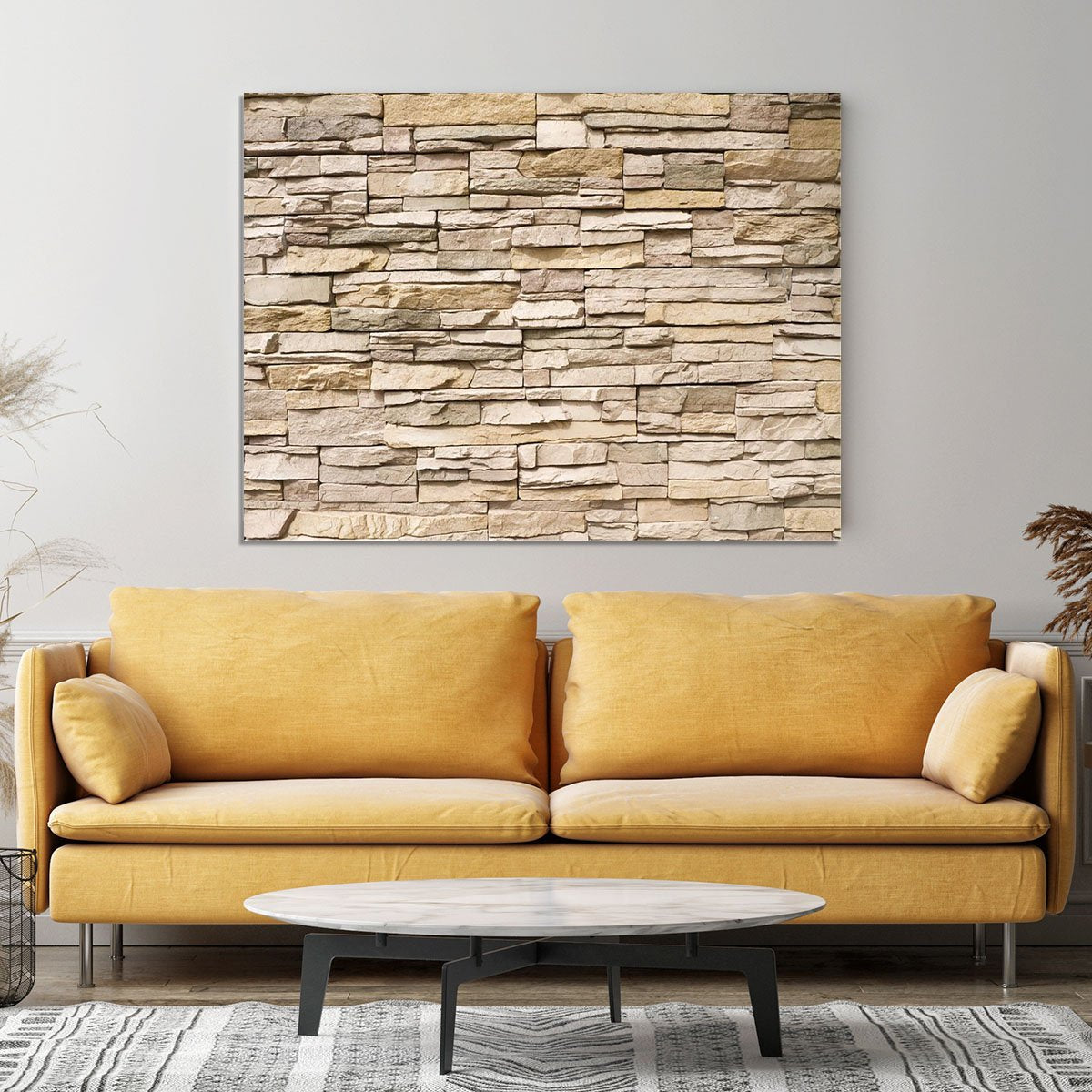 Contemporary stacked stone Canvas Print or Poster