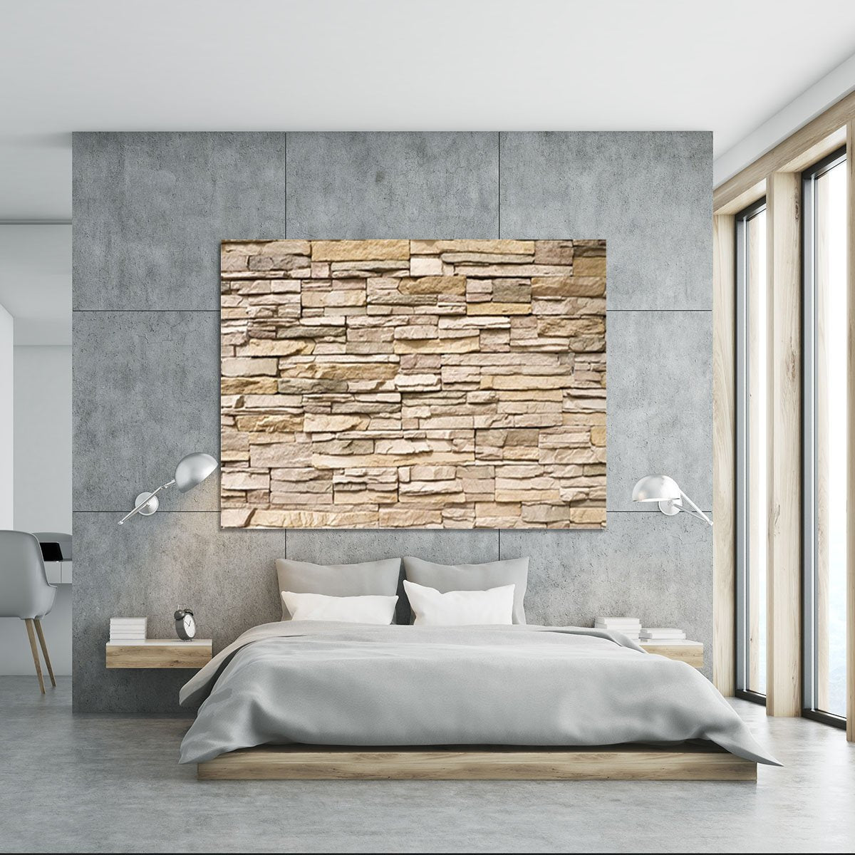 Contemporary stacked stone Canvas Print or Poster