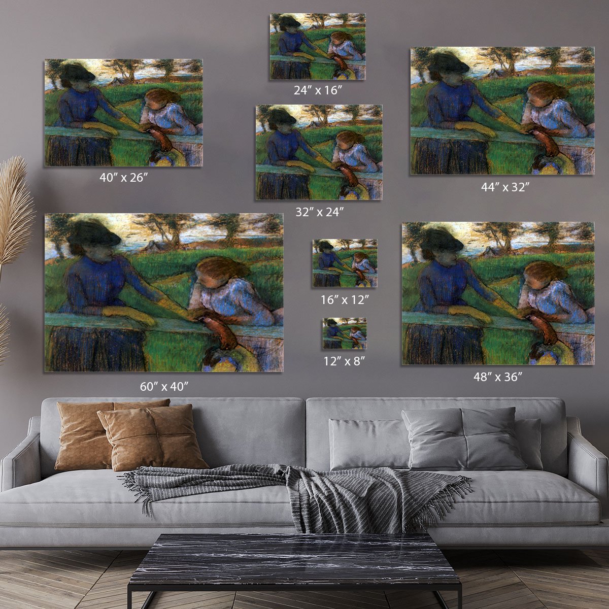 Conversation by Degas Canvas Print or Poster