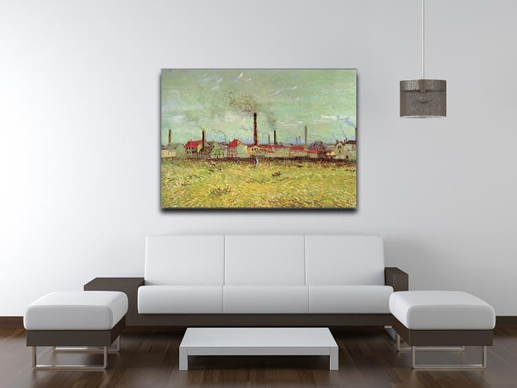 Corner of Voyer d Argenson Park at Asnieres 2 by Van Gogh Canvas Print & Poster - Canvas Art Rocks - 4