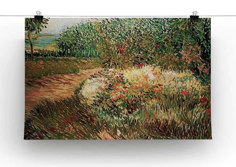 Corner of Voyer d Argenson Park at Asnieres by Van Gogh Canvas Print & Poster - Canvas Art Rocks - 2