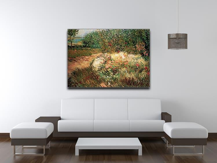 Corner of Voyer d Argenson Park at Asnieres by Van Gogh Canvas Print & Poster - Canvas Art Rocks - 4