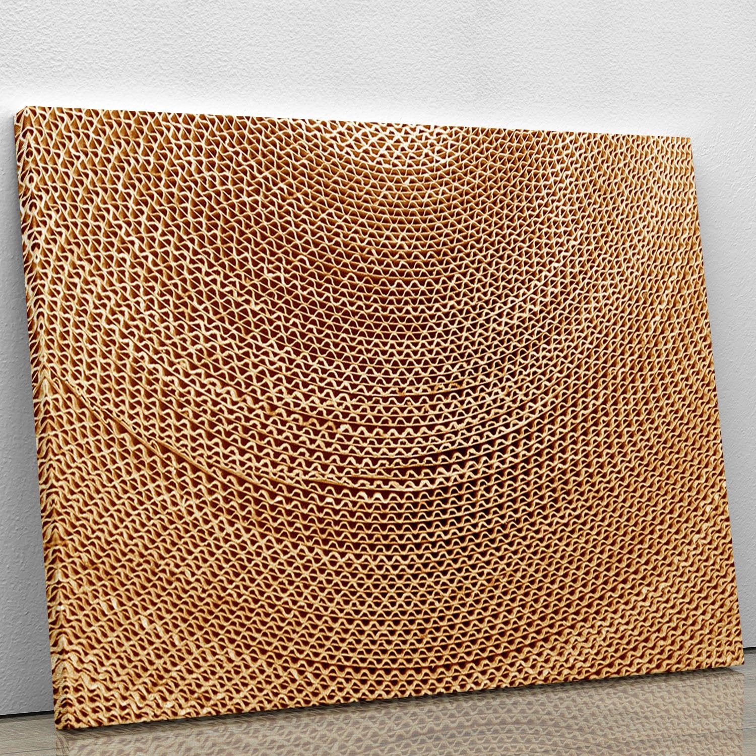Corrugated cardboard abstract Canvas Print or Poster