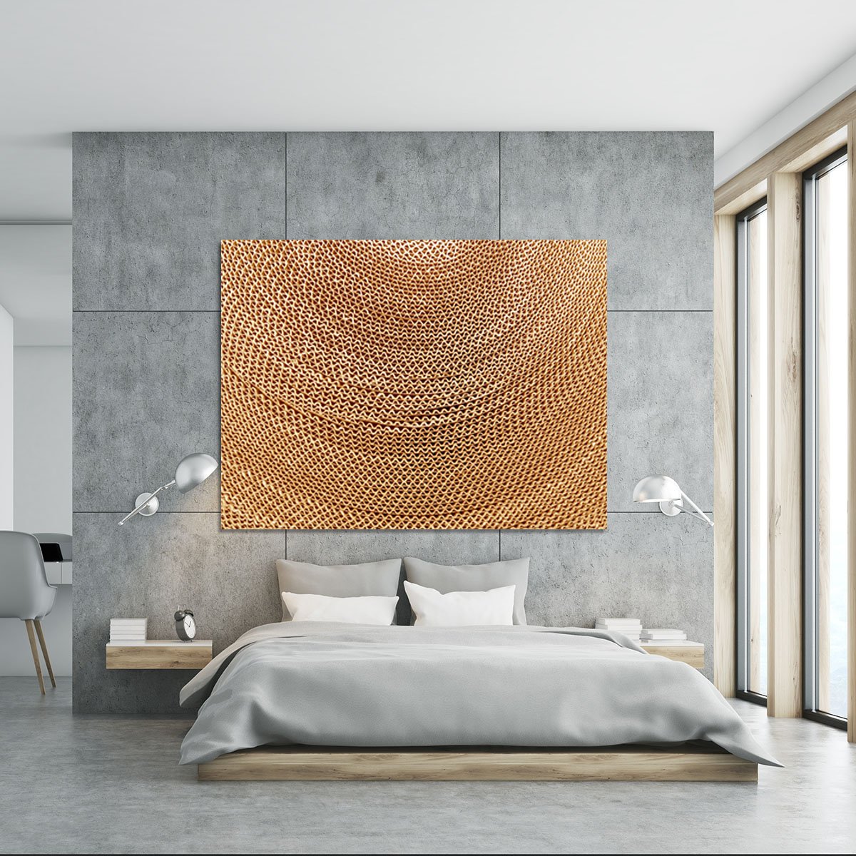 Corrugated cardboard abstract Canvas Print or Poster