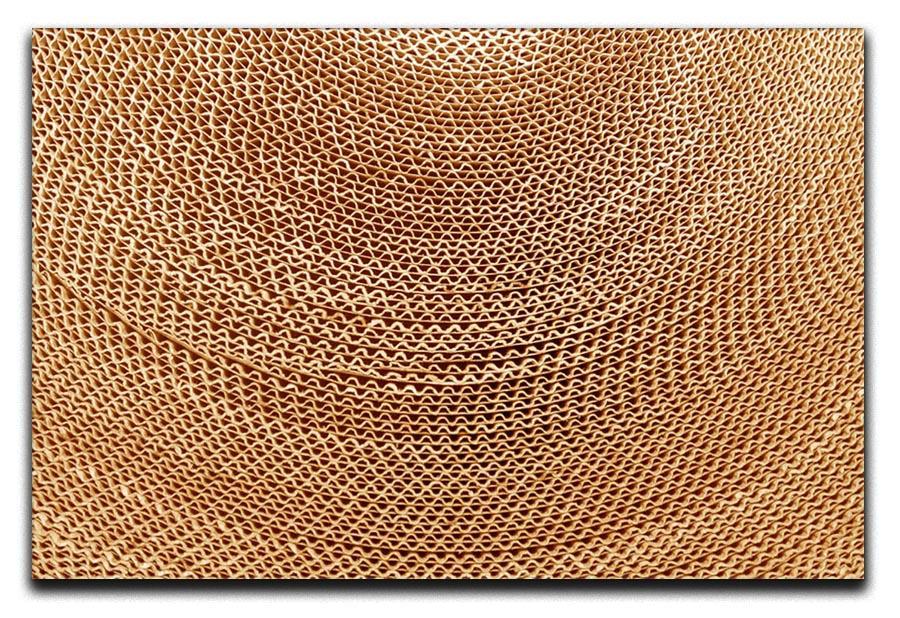 Corrugated cardboard abstract Canvas Print or Poster  - Canvas Art Rocks - 1