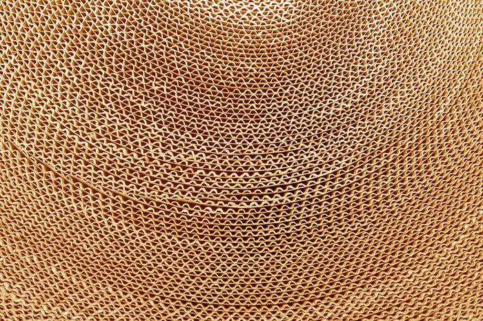 Corrugated cardboard abstract Wall Mural Wallpaper