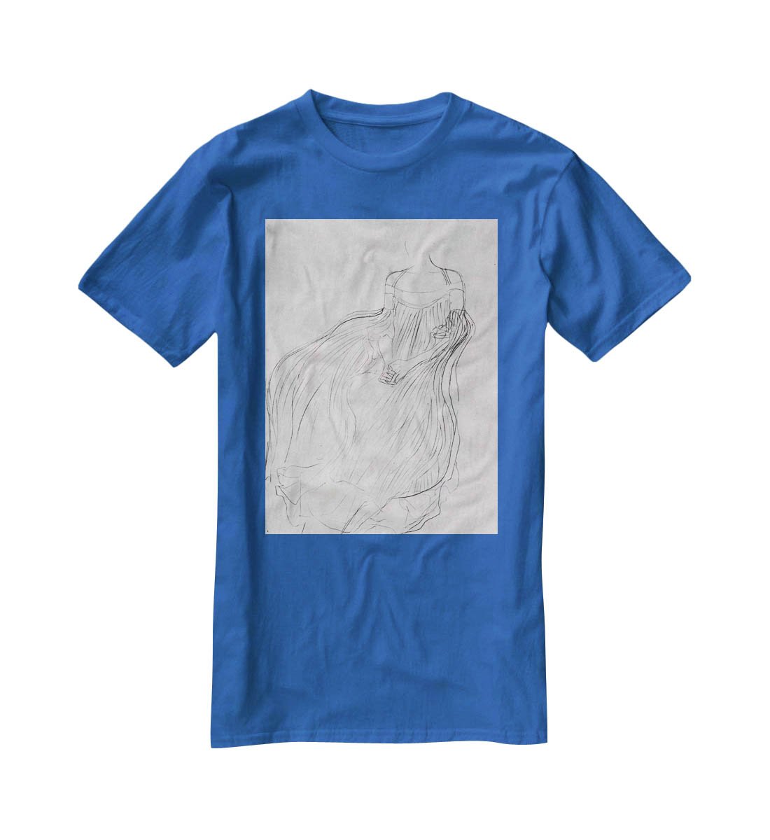 Costume study by Klimt T-Shirt - Canvas Art Rocks - 2