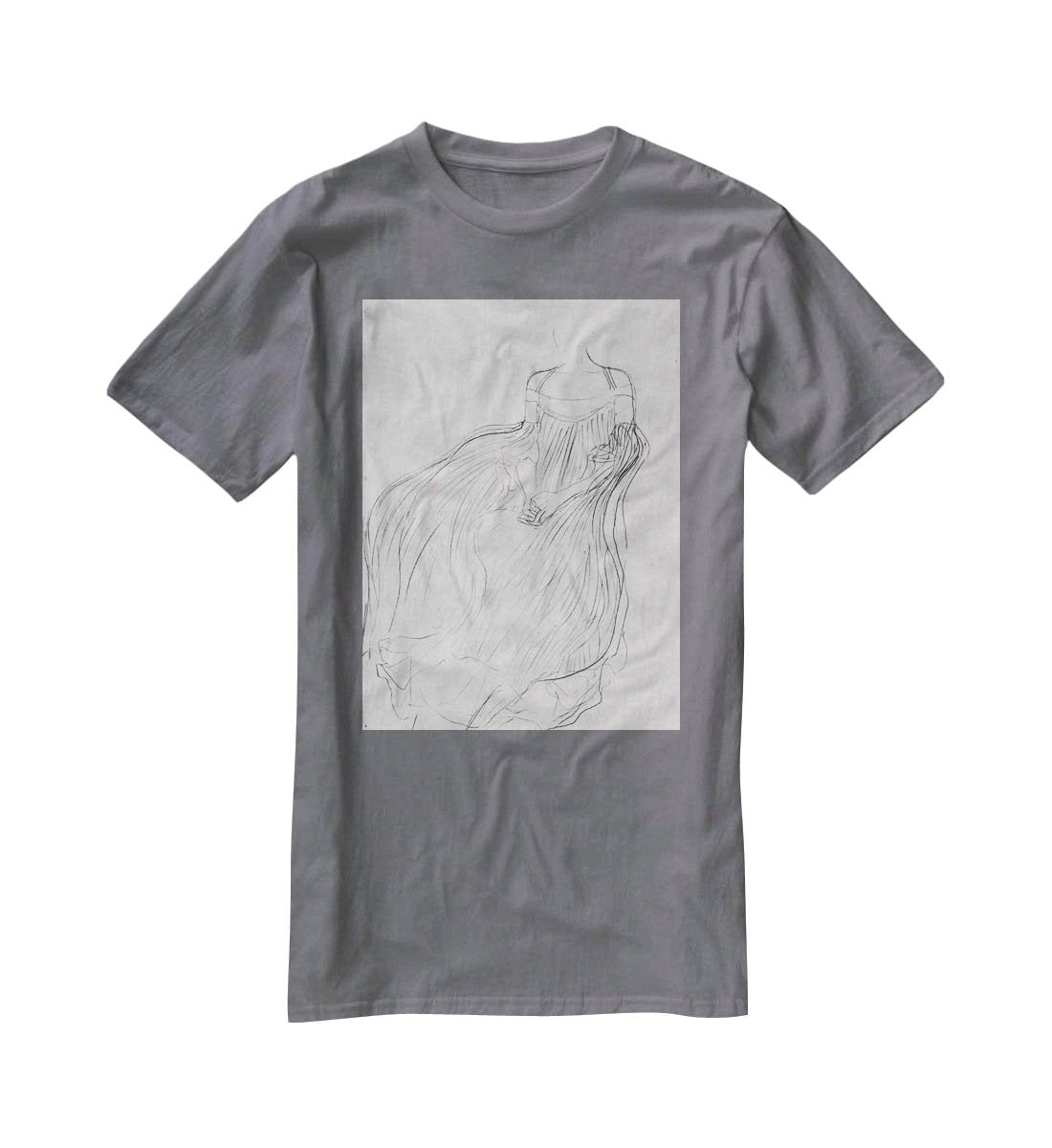 Costume study by Klimt T-Shirt - Canvas Art Rocks - 3