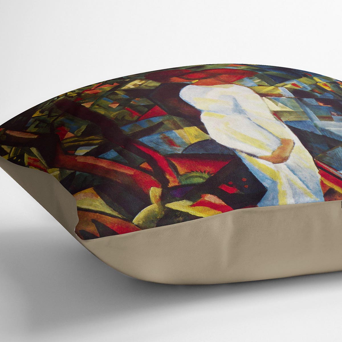 Couple in the forest by Macke Cushion - Canvas Art Rocks - 2