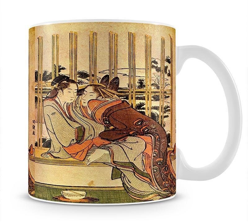 Couples by Hokusai Mug - Canvas Art Rocks - 1