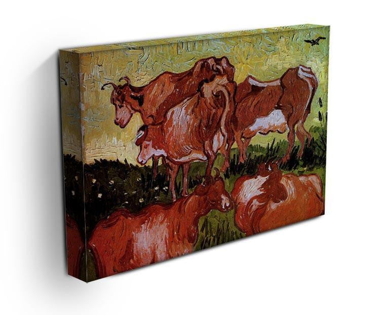 Cows after Jordaens by Van Gogh Canvas Print & Poster - Canvas Art Rocks - 3