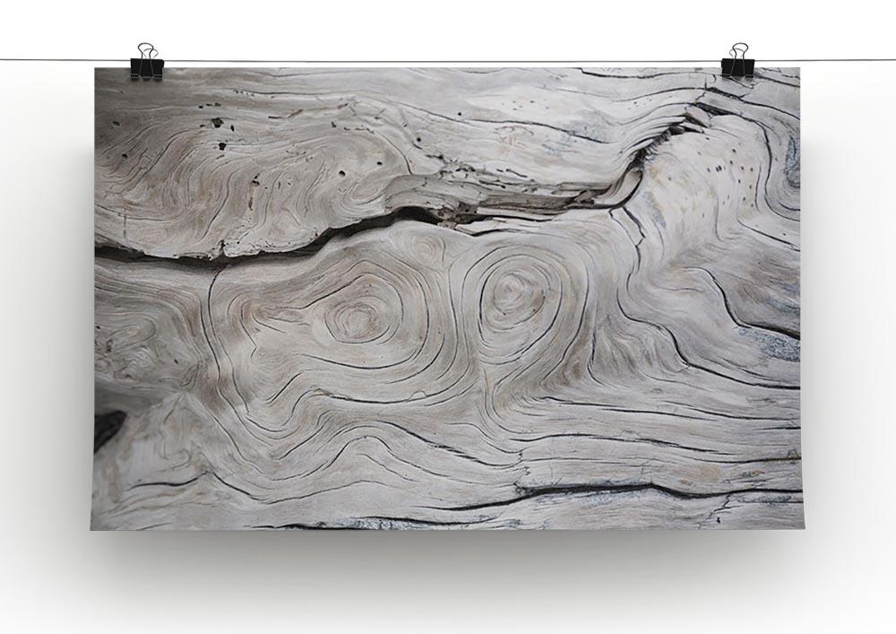 Cracks and structures in wood Canvas Print or Poster - Canvas Art Rocks - 2