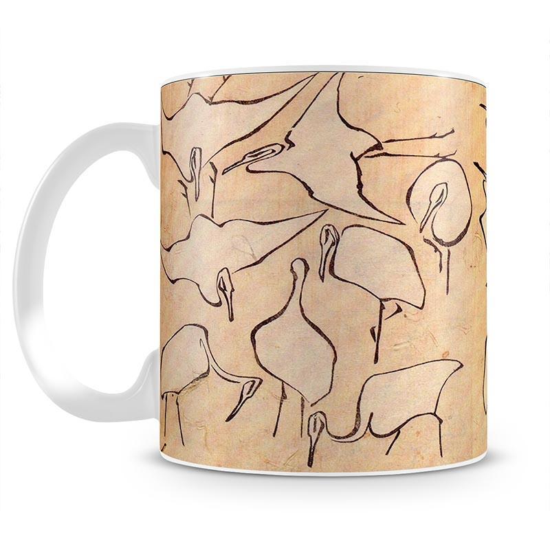 Cranes by Hokusai Mug - Canvas Art Rocks - 2