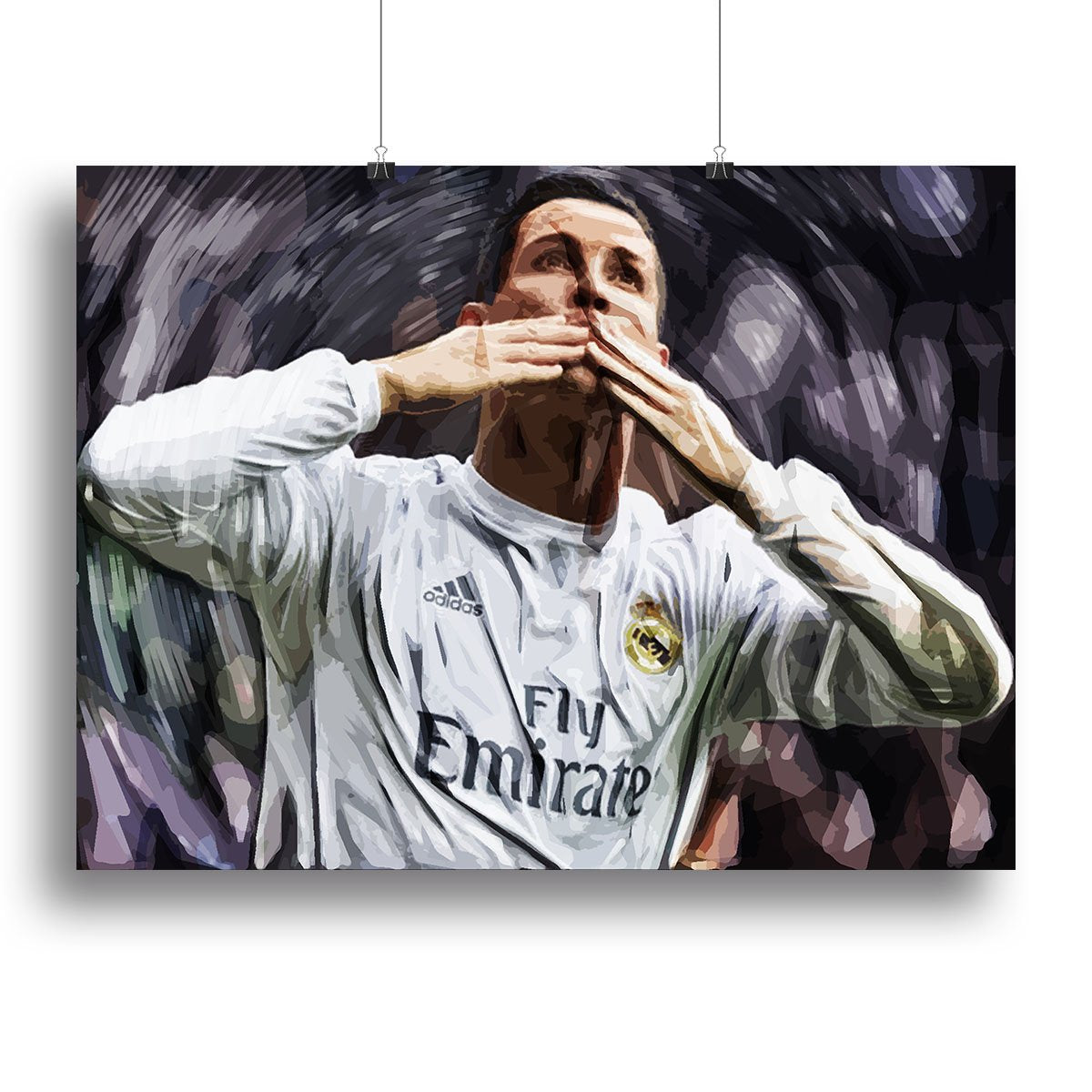Cristiano Ronaldo Kiss Canvas Print or Poster