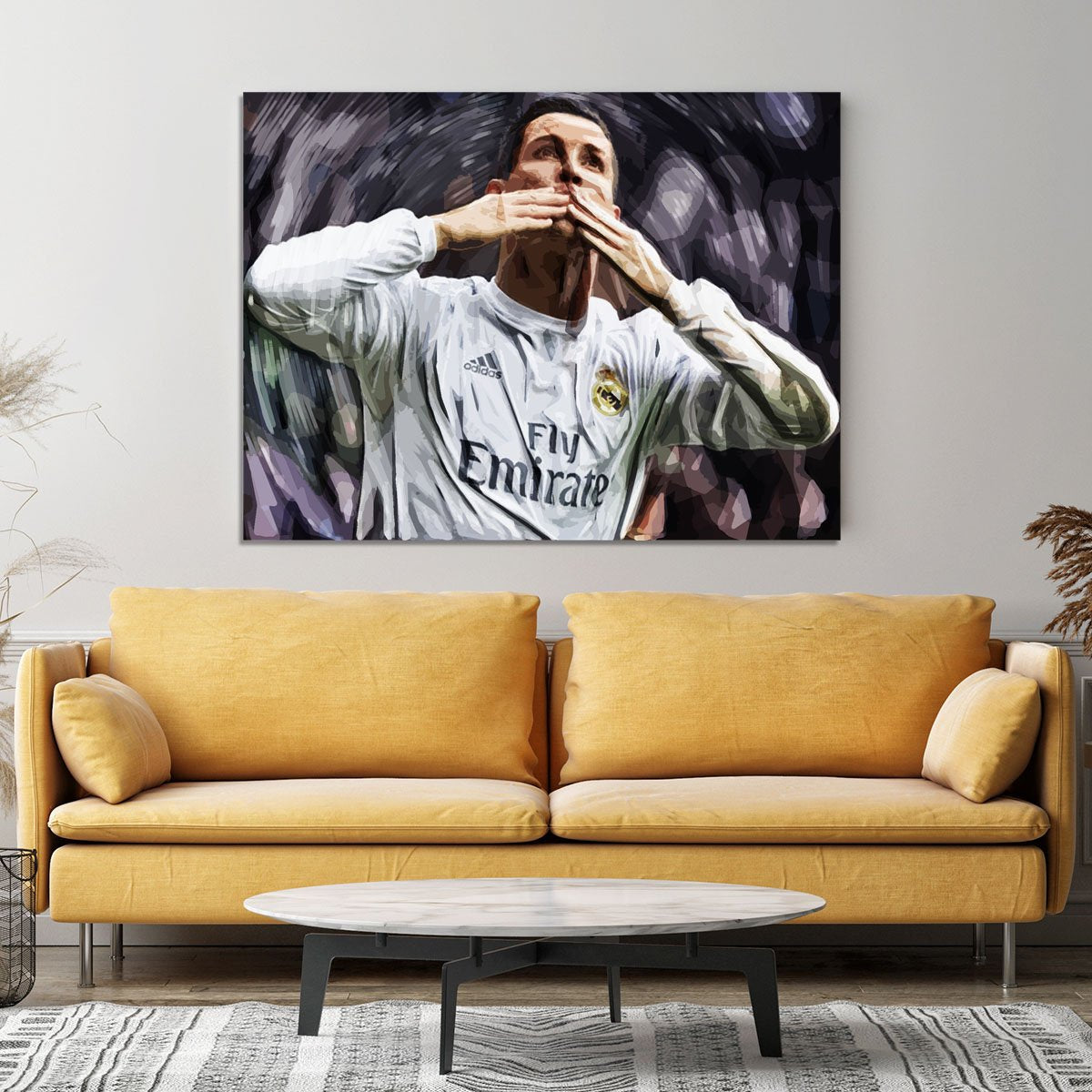 Cristiano Ronaldo Kiss Canvas Print or Poster