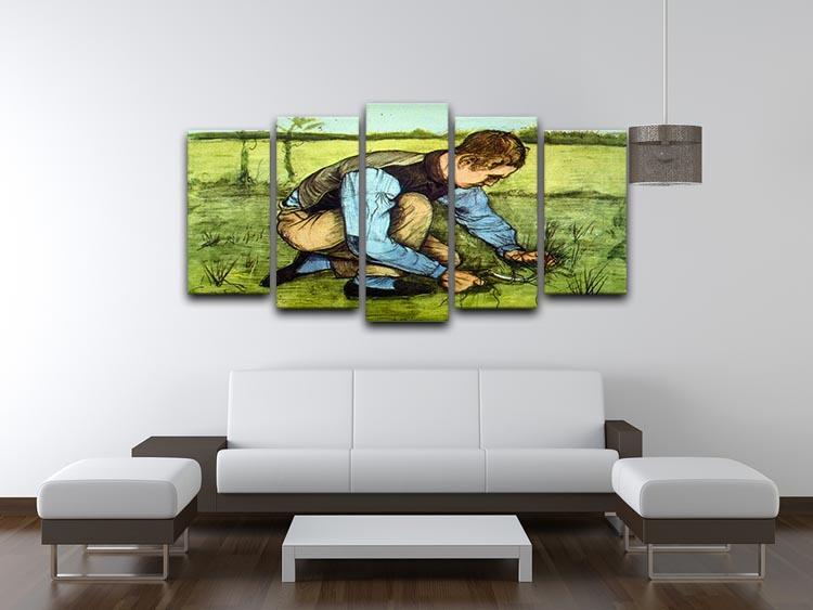 Cutting Grass 5 Split Panel Canvas - Canvas Art Rocks - 3