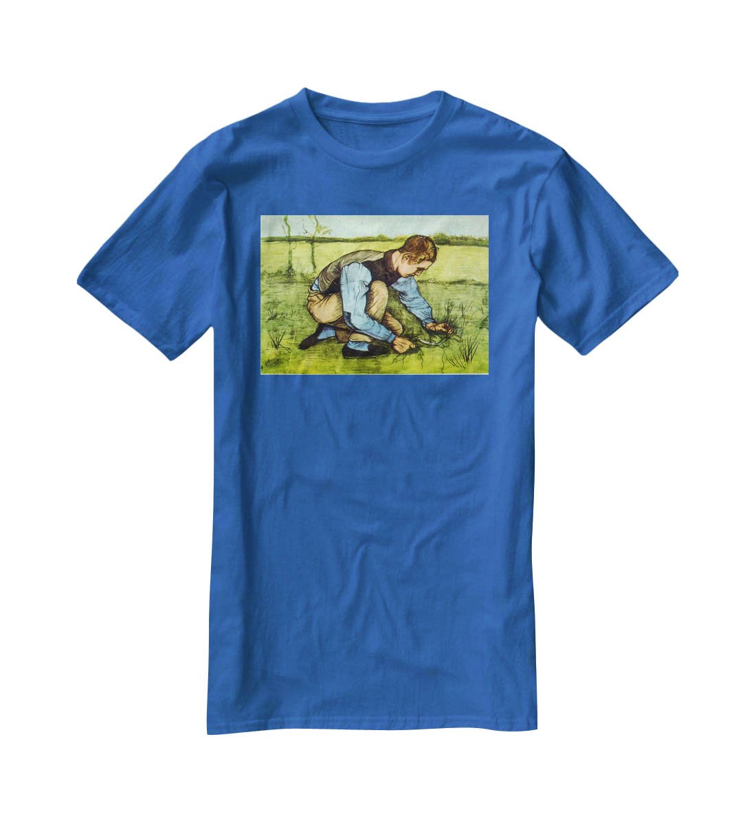 Cutting Grass T-Shirt - Canvas Art Rocks - 2