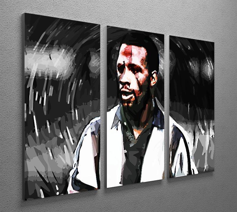 Cyrille Regis 3 Split Panel Canvas Print - Canvas Art Rocks - 2