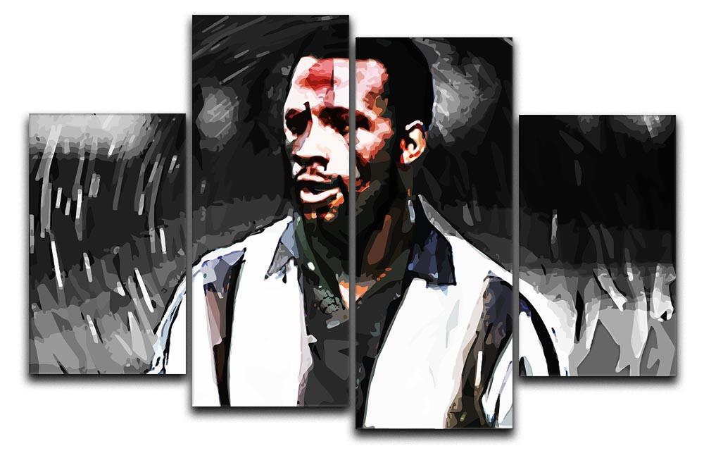 Cyrille Regis 4 Split Panel Canvas  - Canvas Art Rocks - 1